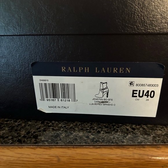 Brand new Ralph Lauren Suede booties- 4 inch heals - Picture 5 of 5